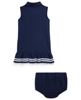 Striped baby polo dress with bloomers POLO RALPH LAUREN