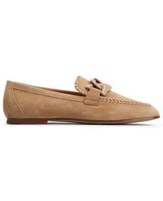 Kate suede and smooth leather loafers TOD'S