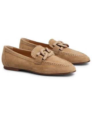 Kate suede and smooth leather loafers TOD'S