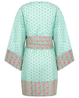 Osaka cotton short kimono KARMA ON THE ROCKS