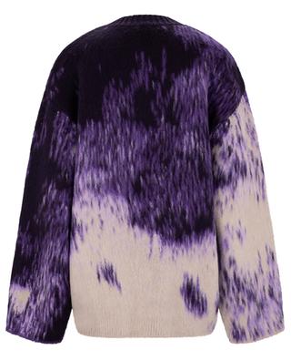 Purple Shades fluffy oversize jumper THE ATTICO