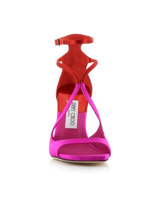 Azia 95 heeled bicolour satin sandals JIMMY CHOO