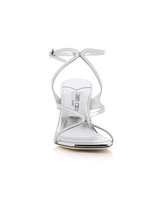 Azie 85 heeled mirror effect leather sandals JIMMY CHOO