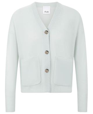 Button-down V-neck cashmere cardigan with pockets ALLUDE