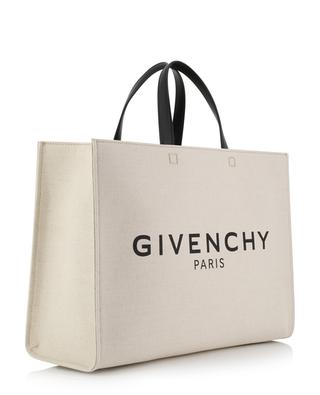 G-Tote Medium canvas bag with logo print GIVENCHY