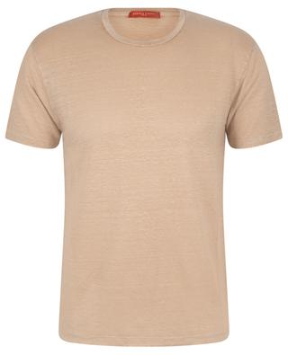 Linen stretch short-sleeved T-shirt DANIELE FIESOLI