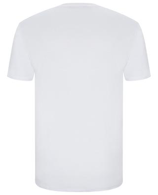 Kurzärmeliges T-Shirt aus Leinenstretch DANIELE FIESOLI