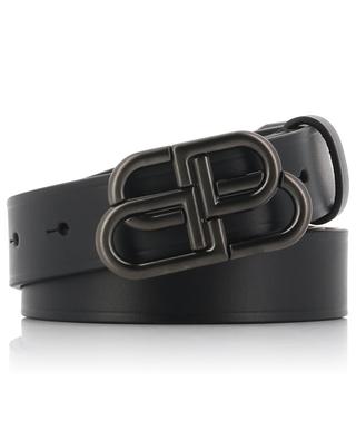 BB thin smooth leather belt - 25 mm BALENCIAGA