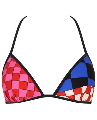 Giardino printed triangle bikini top PUCCI