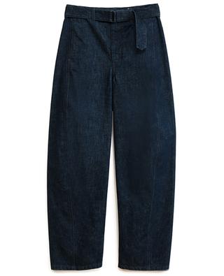 Twisted Belted dark-washed jeans LEMAIRE