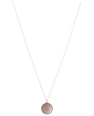 Ever Pink MOP pink gold and fine stone necklace GINETTE NY