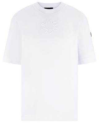 T-shirt à manches courtes motif logo circulaire effet 3D MONCLER