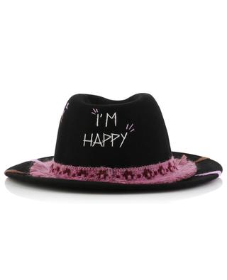 I'm Happy wool hat THE HAT GANG