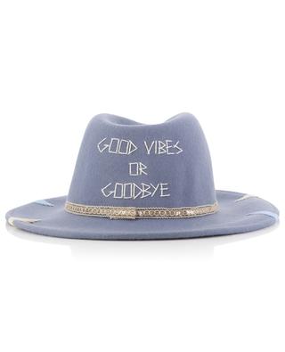 Good Vibes or Goodbye wool hat THE HAT GANG