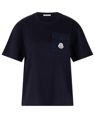 Jersey-T-Shirt mit Tweed-Cargotasche MONCLER