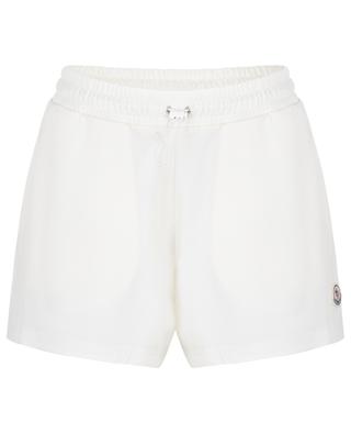 Rooster patch adorned cotton jersey and poplin shorts MONCLER