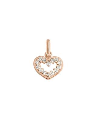 Coeur Suprême pink gold and diamond pendant GIGI CLOZEAU