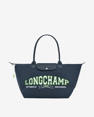 Le Pliage Collection L jersey and leather tote bag LONGCHAMP