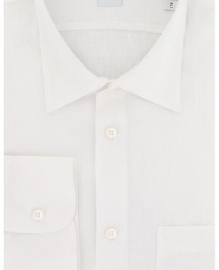 Scritto long-sleeved linen shirt with pocket BERLUTI