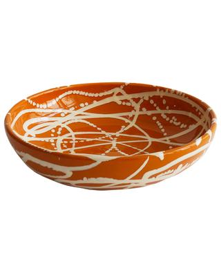 Arty paint stain adorned soup plate HOMATA