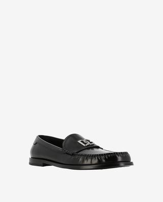 DG City Blanco brushed leather loafers DOLCE & GABBANA