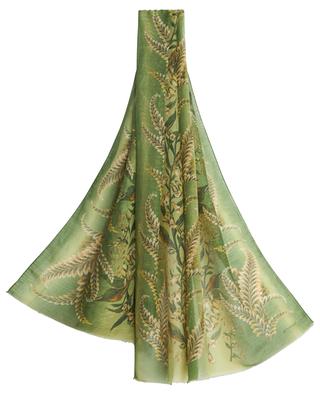 Floral Foliage fine linen and silk scarf ETRO