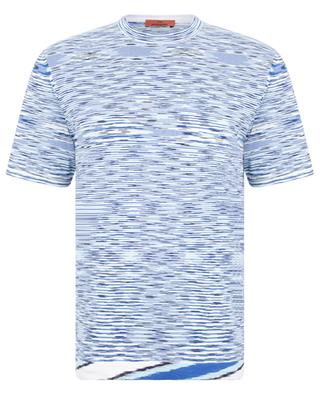 Short-sleeved jacquard knit T-shirt MISSONI