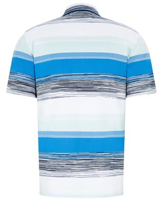 Jersey-Polohemd mit Strickdetails in Flamm-Faden-Optik MISSONI