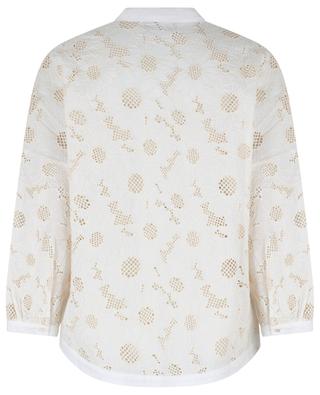 Jarito cotton blouse with openwork embroideries HEMISPHERE
