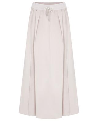 Long pleated cotton skirt PANICALE