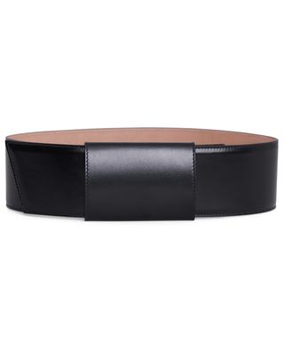 Slide large smooth leather belt - 7 cm ALAIA