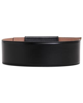 Slide large smooth leather belt - 7 cm ALAIA
