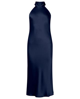 Neckholder-Kleid aus Satin Cropped Sienna GALVAN LONDON