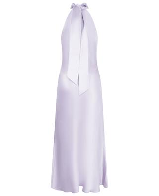Neckholder-Kleid aus Satin Cropped Sienna GALVAN LONDON