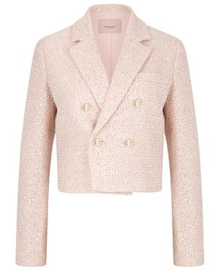 Double-breasted tweed jacket TWINSET
