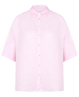 Linen short-sleeved oversize shirt 120% LINO