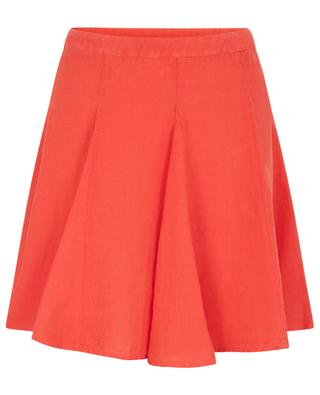 Flared linen short skirt 120% LINO