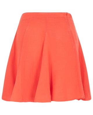 Flared linen short skirt 120% LINO