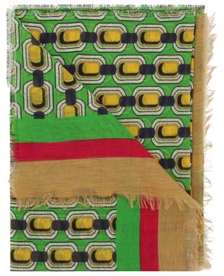 Golden Hour linen and silk scarf MALA ALISHA