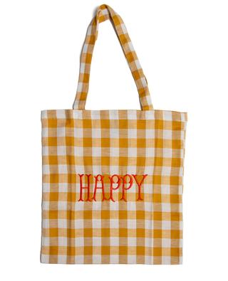 Happy cotton and linen tote bag BITOSSI