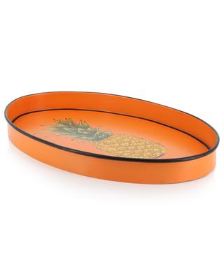Fauna IT76 hand-painted oval metal tray LES OTTOMANS