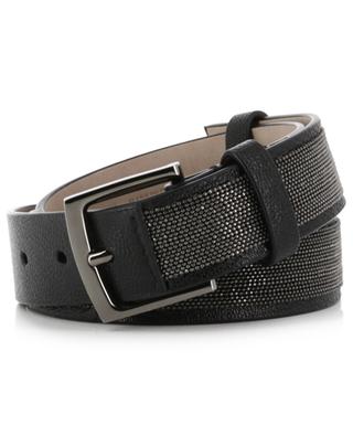Monile adorned grained leather belt - 30 mm BRUNELLO CUCINELLI