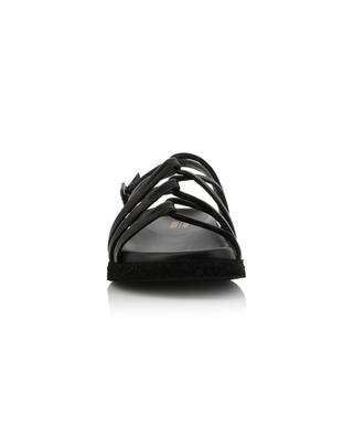 Twist flat smooth leather sandals BONGENIE GRIEDER