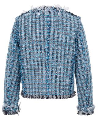 Seamout tweed jacket adorned with polka dot bows KAMU