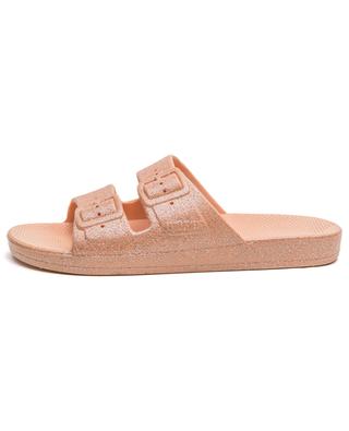 Mules Apricot Glitter FREEDOM MOSES