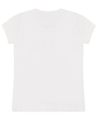 Fiori girl's jersey T-shirt MONNALISA