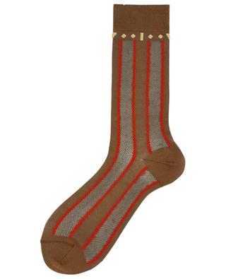 Gestreifte Socken aus Baumwolle ALTO MILANO