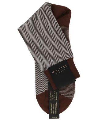 Darius cotton knee-high socks ALTO MILANO