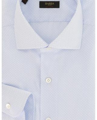 Culto diamond printed long-sleeved cotton shirt BARBA