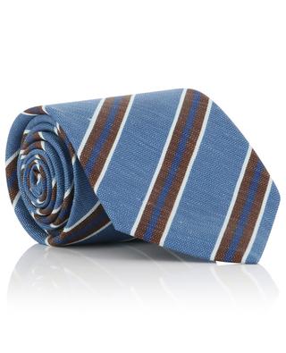Nilo silk and linen tie BIGI CRAVATTE